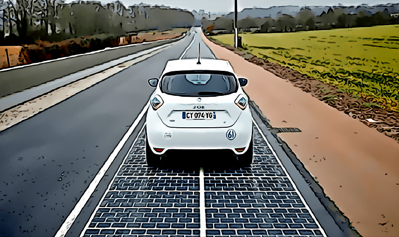 Es posible Discuten la posibilidad de crear carreteras que recarguen los coches electricos mientras se conducen