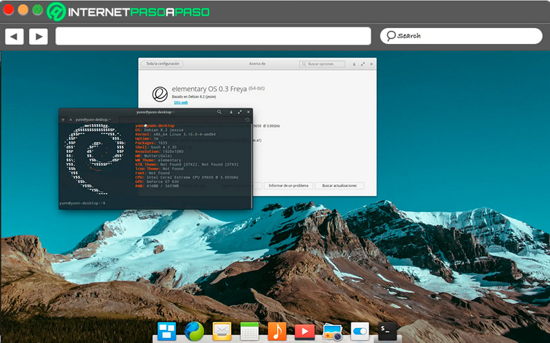 Pantheon desktop on Linux