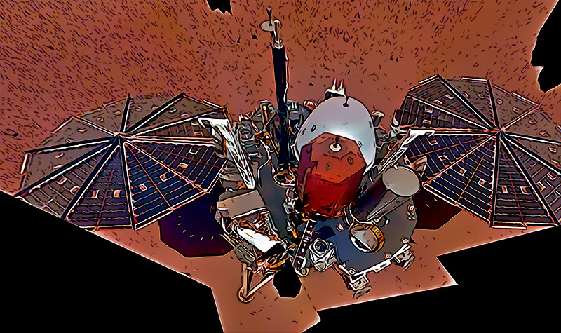 Este es el ultimo e impresionante selfie del modulo InSight Mars compartido por la NASA