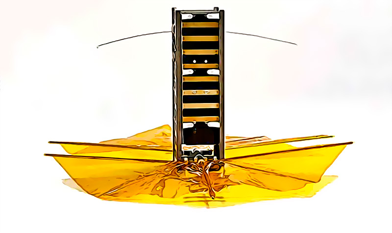 Este satelite hecho por estudiantes alimentado con 48 baterias AA podria ser la solucion a la basura espacial