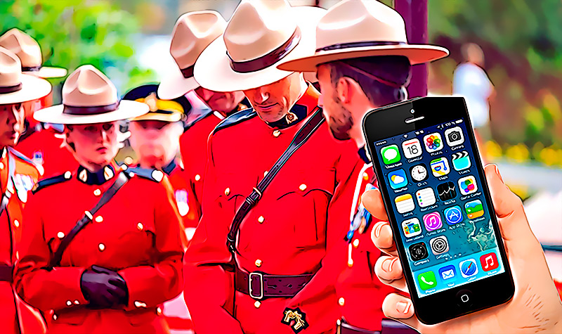 Esto ya es un chiste de mal gusto La Policia Montada de Canada admite piratear los smartphone de los canadienses para espiarlos