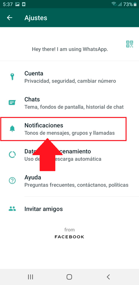 Evita que las notificaciones de WhatsApp te aparezcan en la pantalla de tu móvil