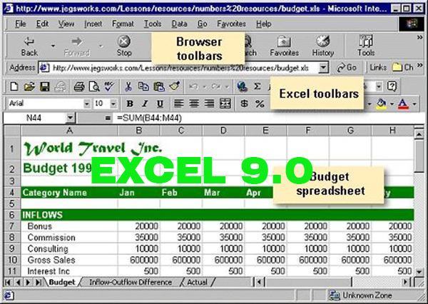 Excel 9.0