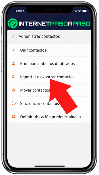 Export contacts from Android to Outlook