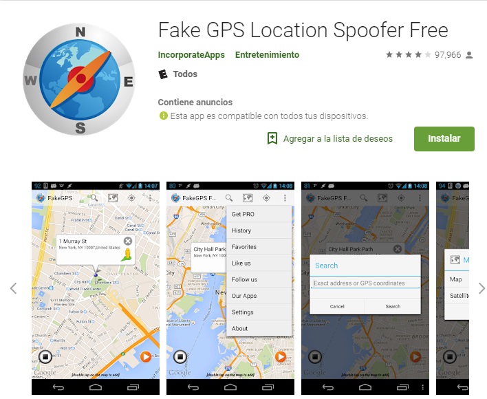 Fake GPS location Spoofer Free