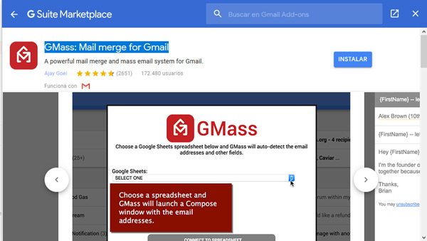 GMass: Mail merge for Gmail 