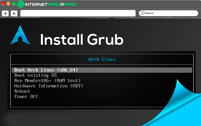 GRUB en Arch Linux