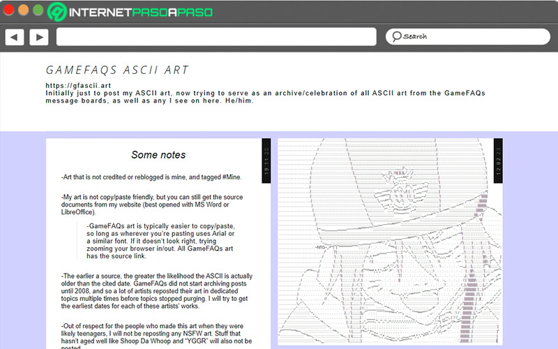 GameFAQs ASCII Art