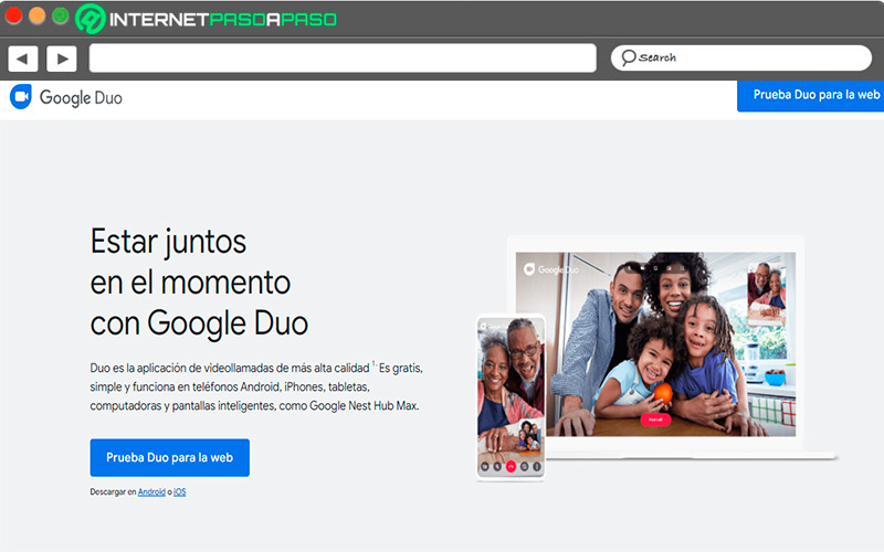 Web de Google Duo