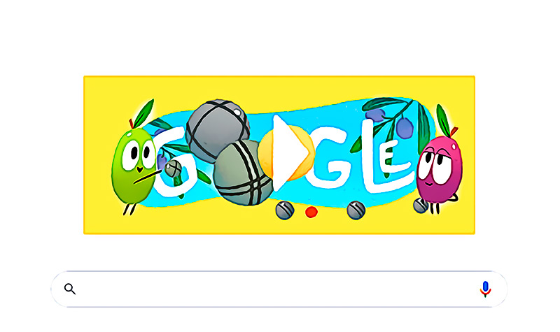 Google nos regala un Doodle multiplayer en honor a la petanca