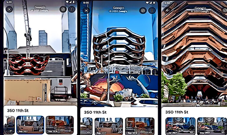 Google se convierte en la primera maquina del tiempo Las imagenes historicas de Street View para Maps son una realidad