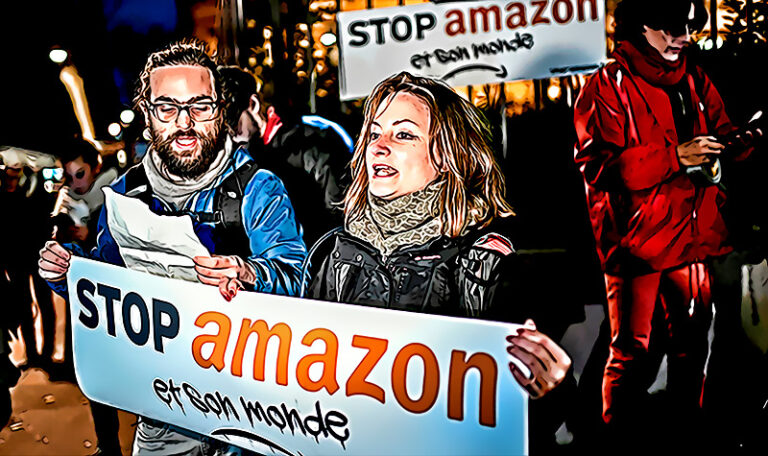 Hasta el final Trabajadores del sector tecnologico se revelan por las condiciones laborales de Apple Amazon y otros gigantes