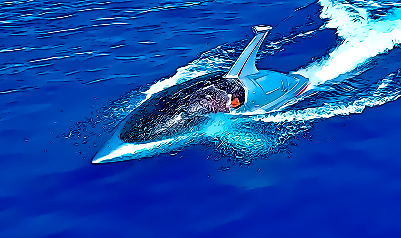 Hemos desarrollado un barco sumergible de ciencia ficcion; conoce Jet Shark