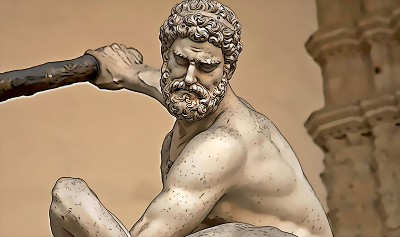 Hemos descubierto una estatua de Hercules de mas de 2.000 anos en perfecto estado en ruinas griegas