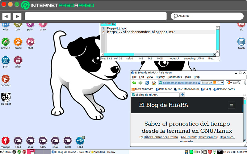 Herramientas de Puppy Linux en Linux