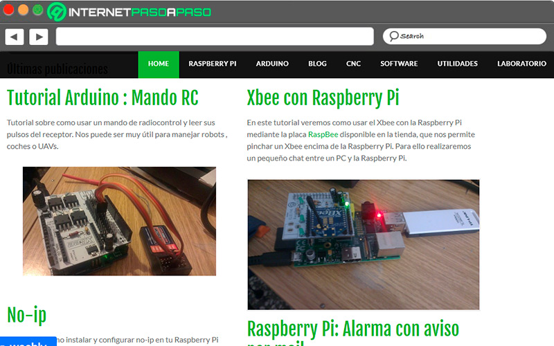 Hobe de la web Electroensaimada con tips sobre Raspberry