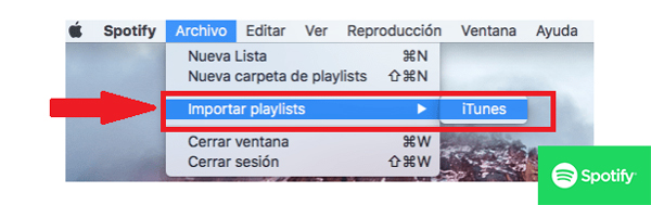 Importa tus listas de reproducciones directamente desde iTunes