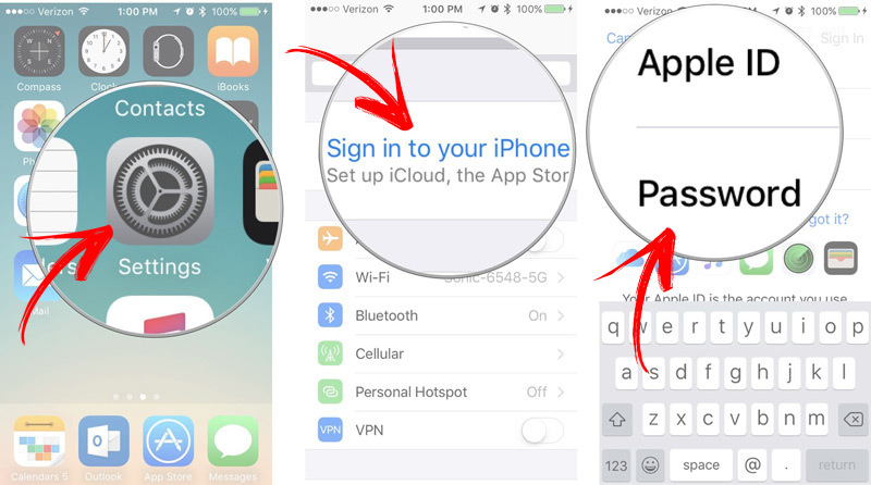 Iniciar sesion en Apple ID desde iPhone