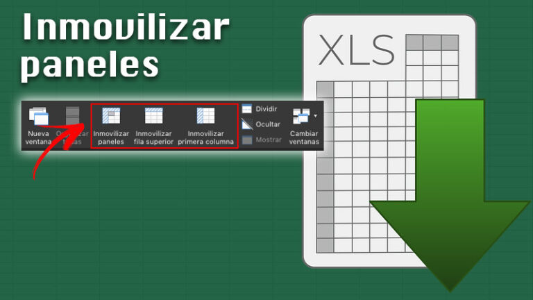 Inmocilizar Paneles Y Dividir Columnas Y Filas En Excel Gu A