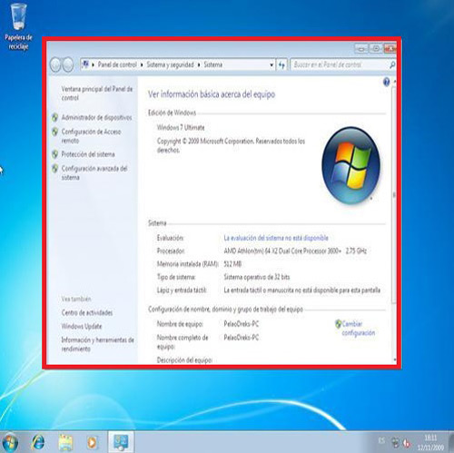 Installation of Windows 7 