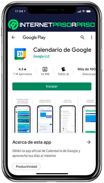 Install Google Calendar from the Play Store