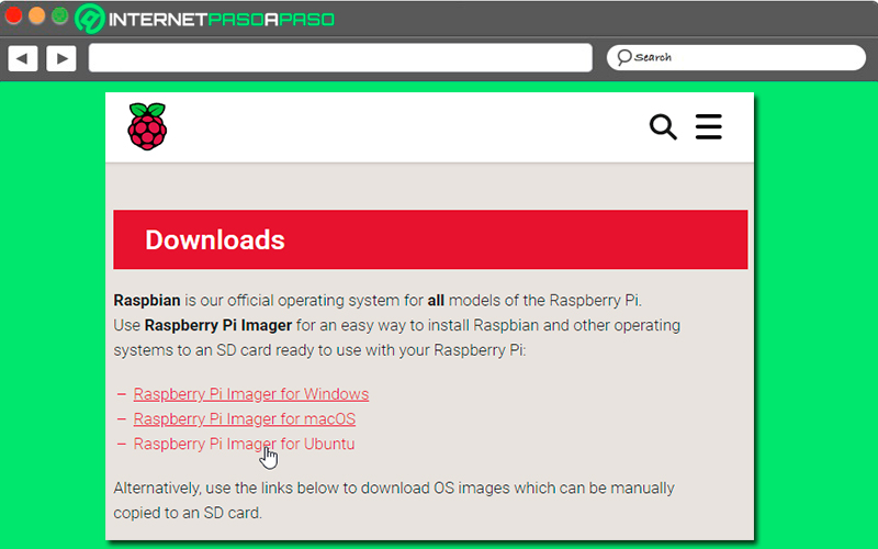 Instalar Raspberry Pi Imager