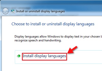 Instalar idiomas para mostrar Windows 8