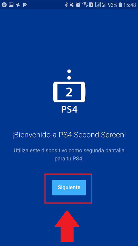 Instalar la aplicación PS4 Second Screen