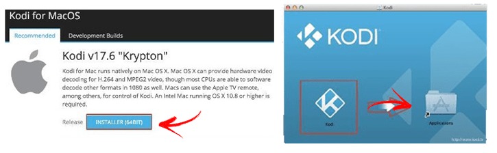 Instalar y actualizar Kodi para MacOS