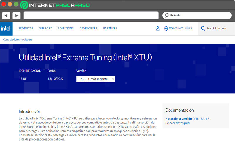 Intel Extreme Tuning Utility (Intel XTU)