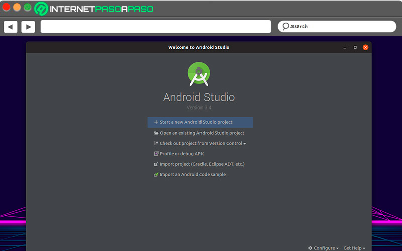 Interfaz de Android Studio