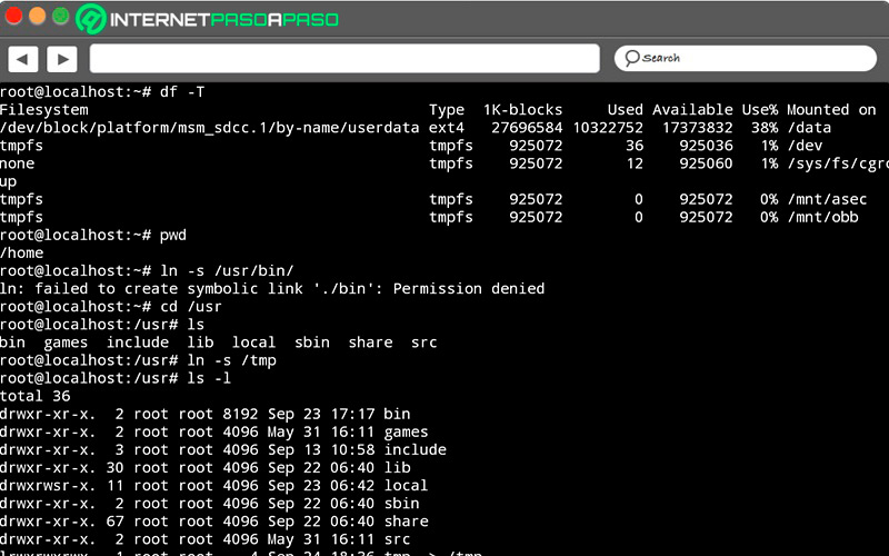 Interfaz de GNU Root de Debian