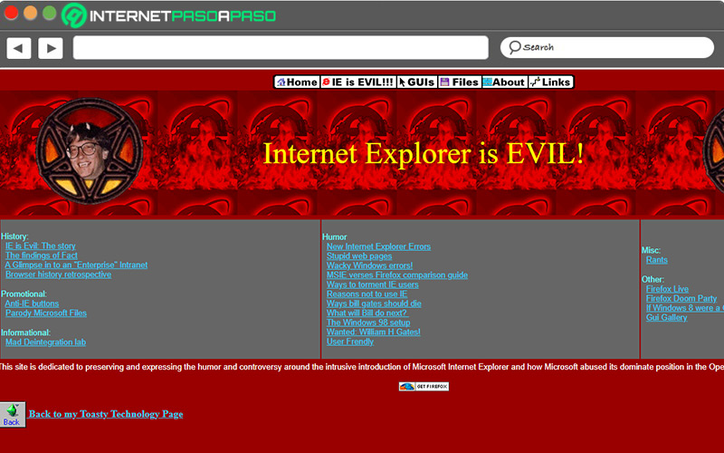 Internet Explorer is EVIL