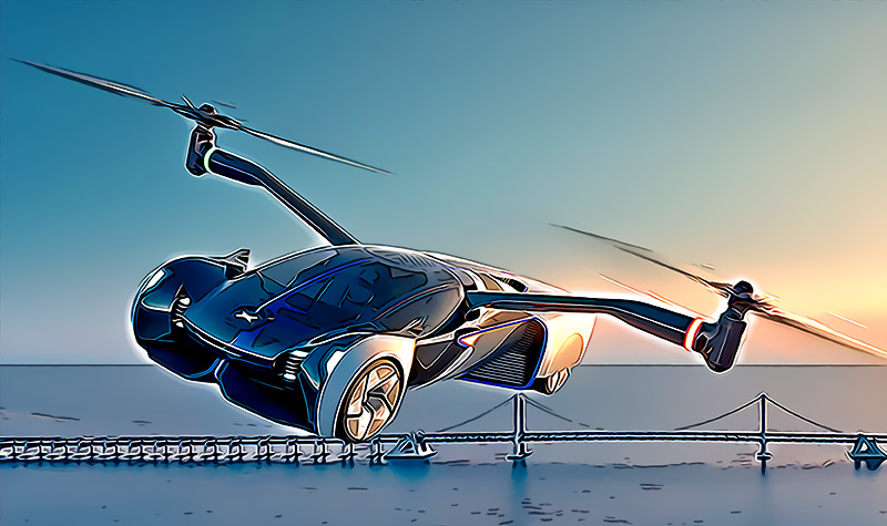 Inversionistas de Tesla impulsan una startup que desarrolla un coche volador para 2025