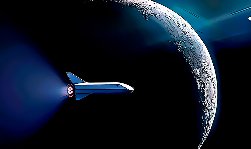La NASA otorga la segunda opcion de contrato para el alunizaje de Artemis I a SpaceX