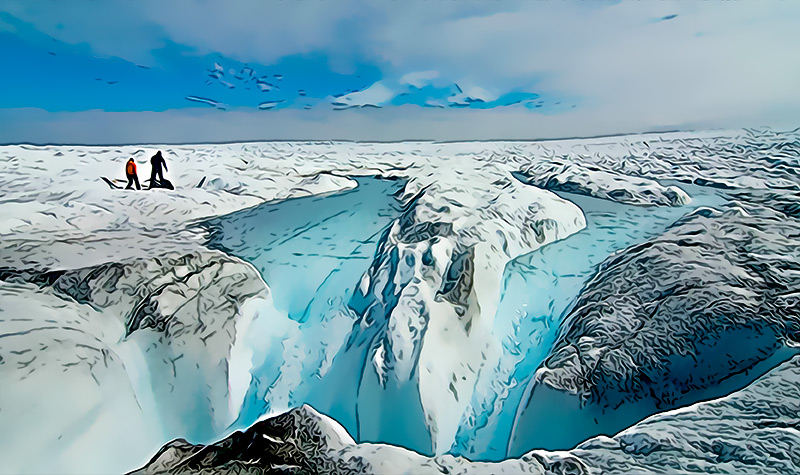 La capa de hielo de Groenlandia se derrite a un ritmo sin precedentes segun un nuevo estudio cientifico