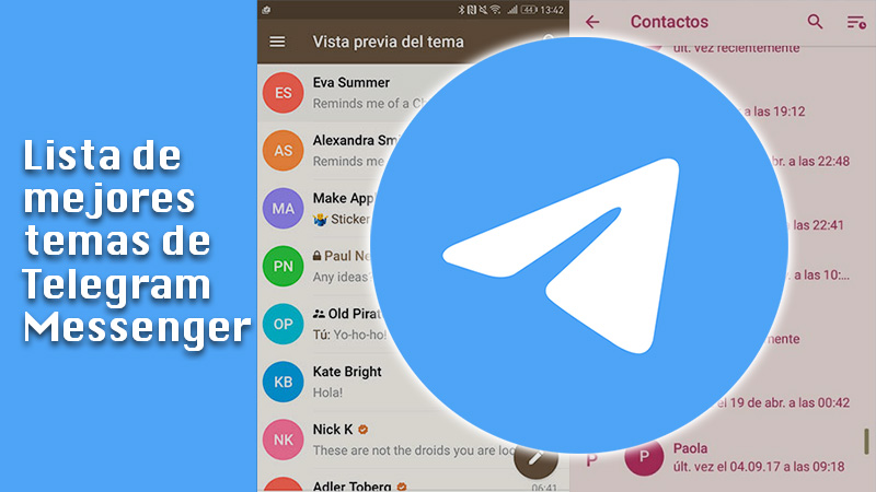 Lista de los mejores Themes que puedes utilizar para darle un toque único a tu interfaz de Telegram Messenger
