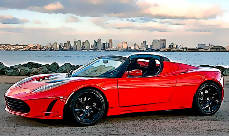 Los primeros Tesla Roadster de hace una decada se venden hoy por mas de 100000 por ser considerados coleccionables