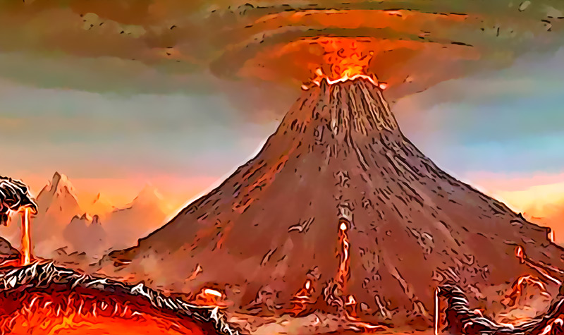 Los volcanes pasan millones de anos acumulando magma antes de una supererupcion