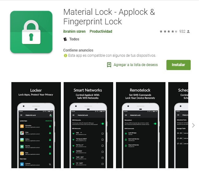 Material Lock – App Security