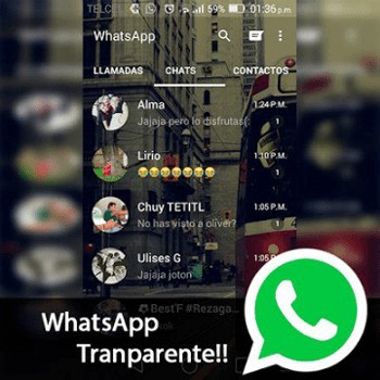 Mejor app Whatsapp Transparente descargar instalar
