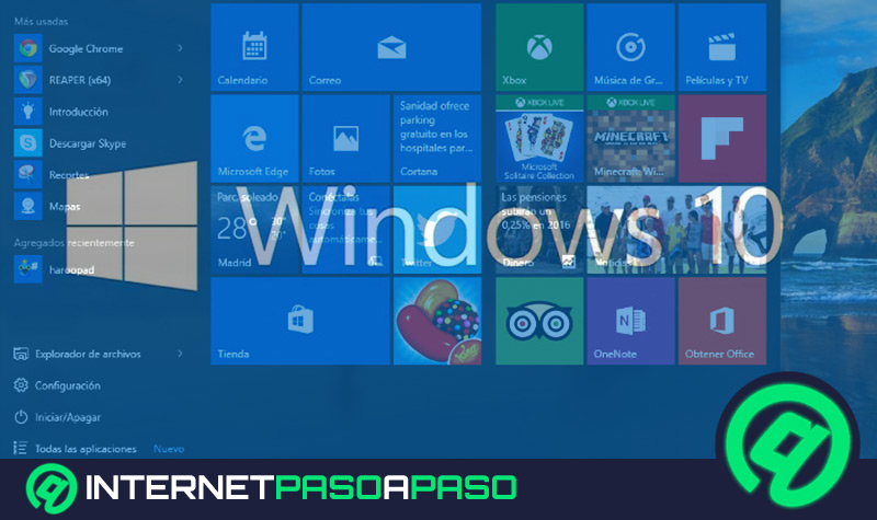 Menú de inicio de Windows 10 ¿Qué es, para qué sirve y cómo personalizar este elemento?