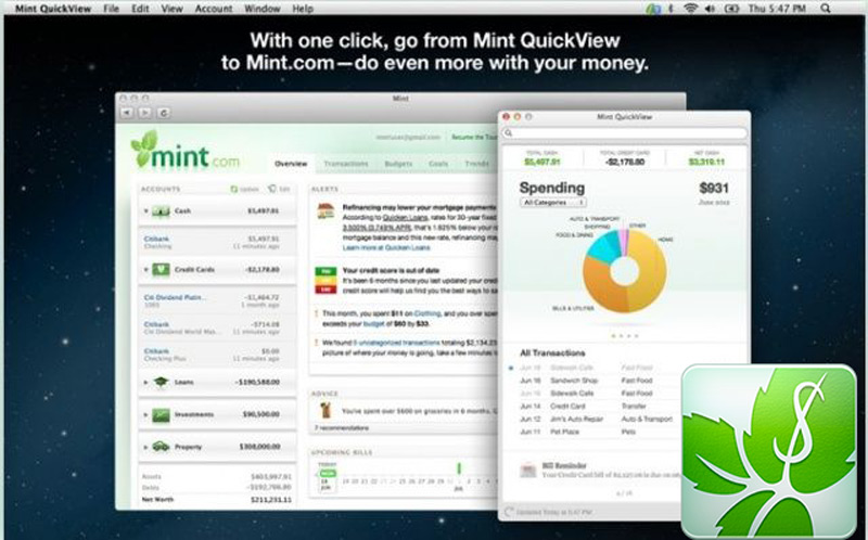 Mint Quickview