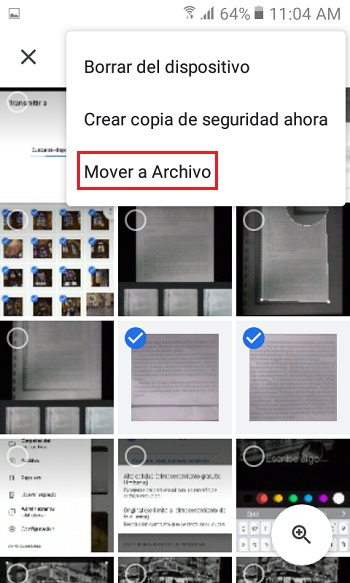Mover a archivo