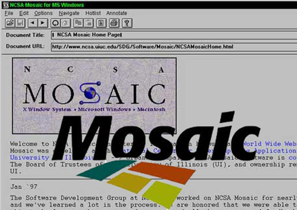 NCSA Mosaic 1993-1998
