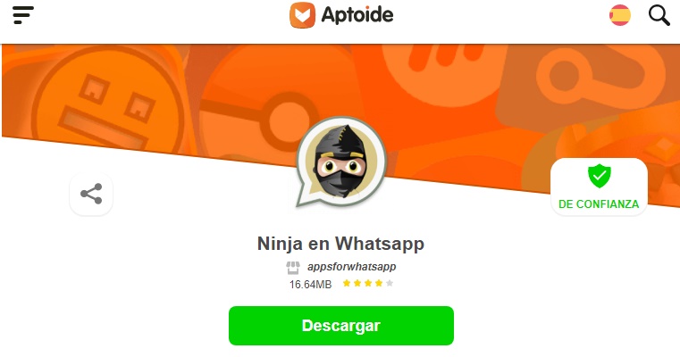 Ninja en Whatsapp