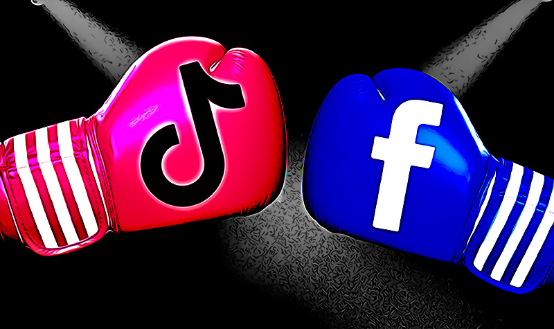 Nuevo informe confirma el auge de TikTok ante Facebook por el numero de usuarios jovenes en la actualidad