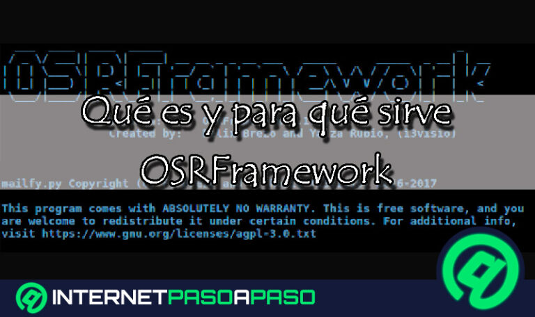 OSRFramework. Qué es, para qué sirve, y cuáles son las funciones de esta herramienta