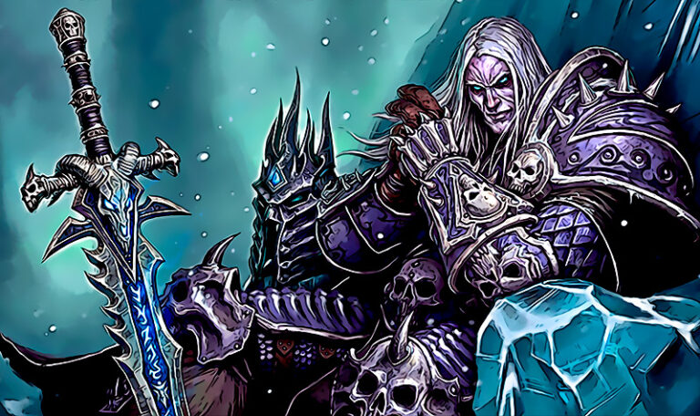 Obra de arte! Un orfebre crea una replica en oro y plata de la legendaria espada Frostmourne de World of Warcraft