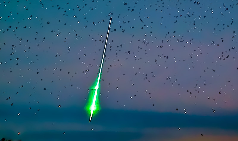 Observan meteoros verdes como las auroras en Nueva Zelanda